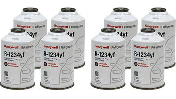 Honeywell R-1234yf Refrigerant – 8 Cans (8oz Each), Genuine – Made in USA