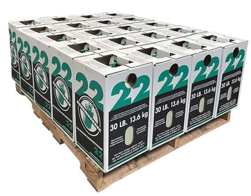 Quarter Pallet – 10 × 30lb R-22 Refrigerant – Made in USA